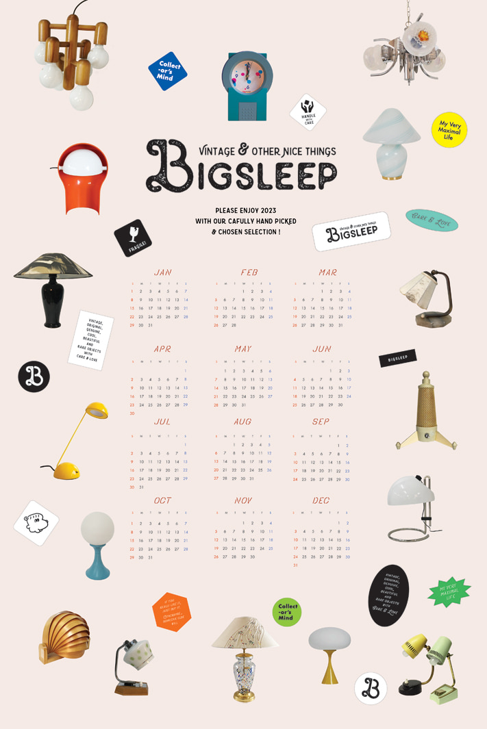 [Bigsleep] 2023 Calendar Poster_A1
